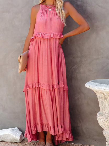 Mabel | Vestido Maxi Ruffle Breeze