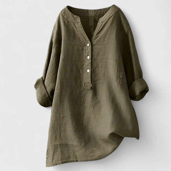 Larienne | Camisa Elegante con Botones Frontales