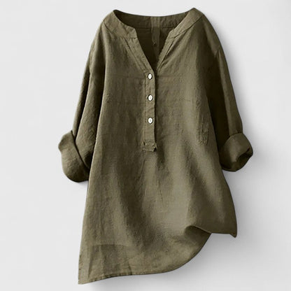 Larienne | Camisa Elegante con Botones Frontales
