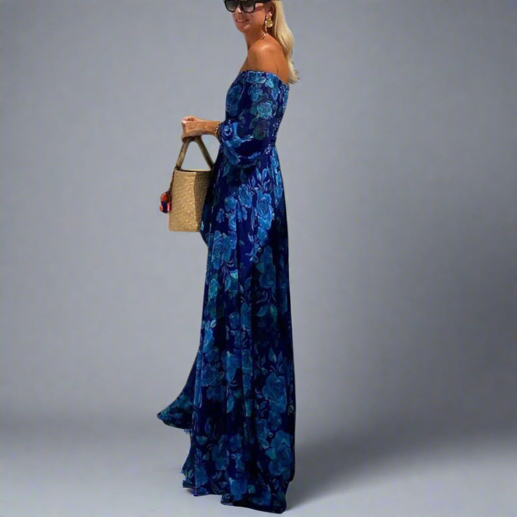 Annemarie | Vestido Maxi Floral Elegante para Máximo Confort