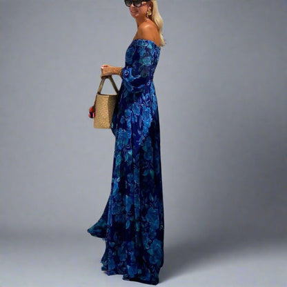 Annemarie | Vestido Maxi Floral Elegante para Máximo Confort