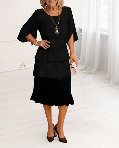 Patricia | Vestido Elegante con Volantes para Comodidad