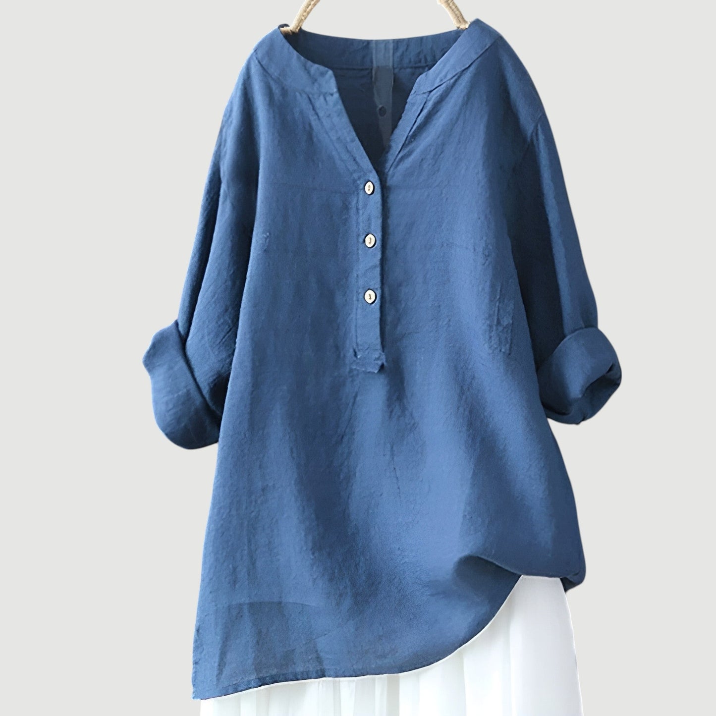 Nayeli™ - CAMISA LIGERA Y CÓMODA CON BOTONES