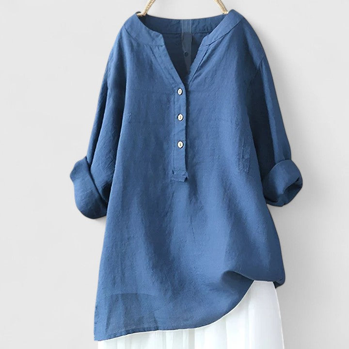 Larienne | Camisa Elegante con Botones Frontales