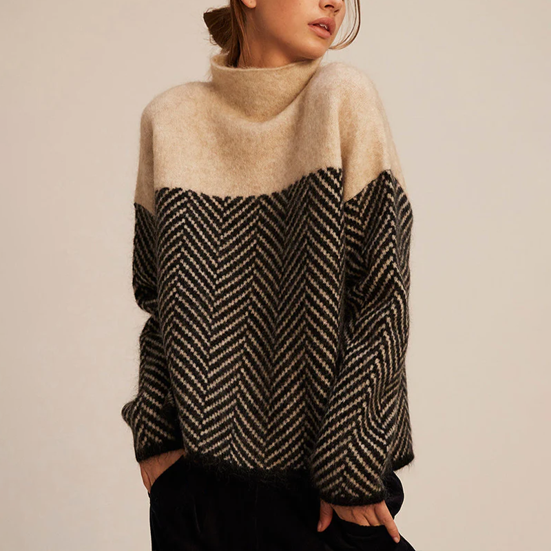 Eva | Suéter de Moda con Cuello Alto
