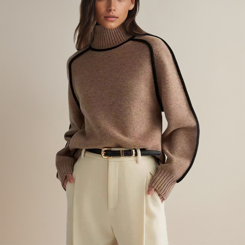 Emilie™ | Suéter de Cuello Alto Suave como Cachemira