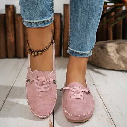 Lina - Mocasines Cómodos de Ante