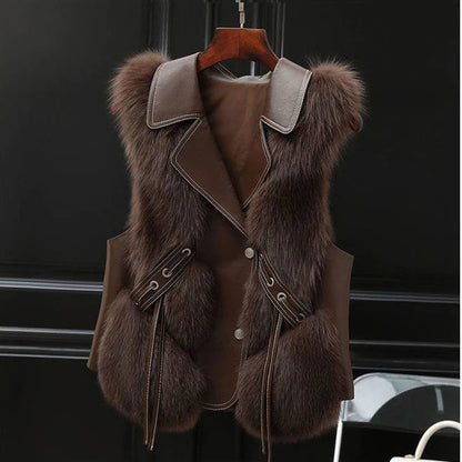 NEREIDA – CHAQUETA DE PIEL SINTÉTICA EMPRESARIA