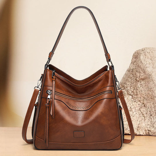 Malbjørg | Bolso de hombro elegante con diseño ondulado