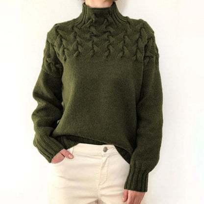 Elena | Suéter de Cuello Alto de Lana
