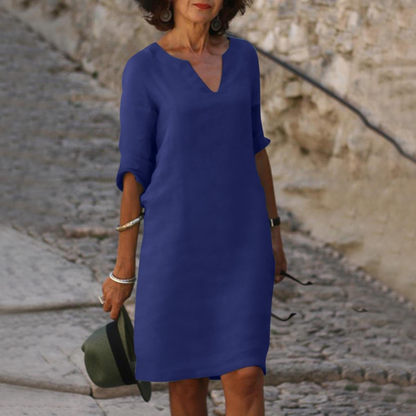 Romy | Vestido V-Cuello Cómodo