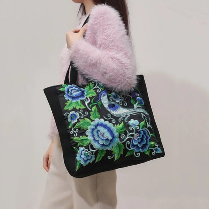 Ingleiv | Bolsa de mano bordada con expresión artística