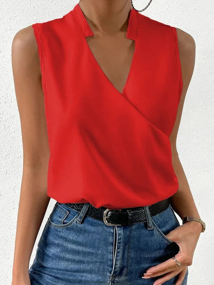 Emma | Top Casual V-Neck Elegante