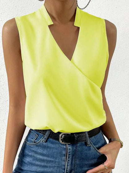Emma | Top Casual con Escote en V Elegante