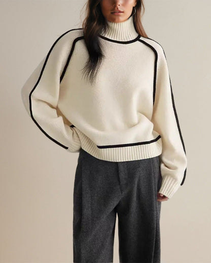 Claire | Suéter Elegante de Cuello Alto