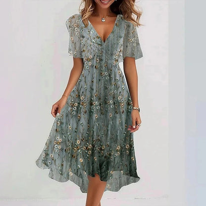 Yara | Vestido Elegante de Colores Vibrantes