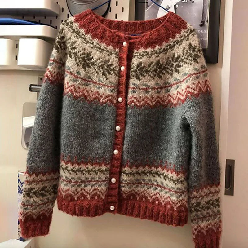 Atasha | Cárdigan Vintage Islandés