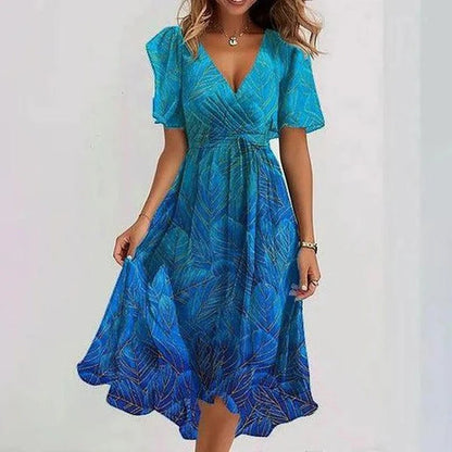Yara | Vestido Elegante de Colores Vibrantes