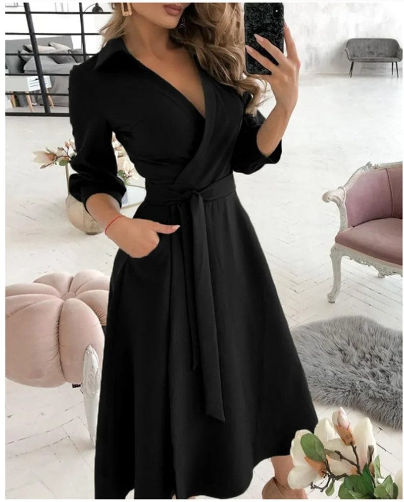 Ismara™ | Vestido Midi Sofisticado