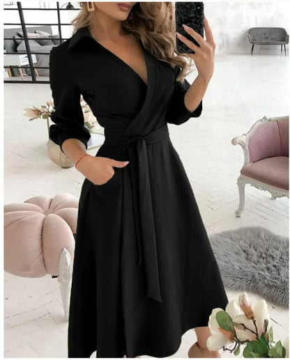 Ismara™ | Vestido Midi Sofisticado
