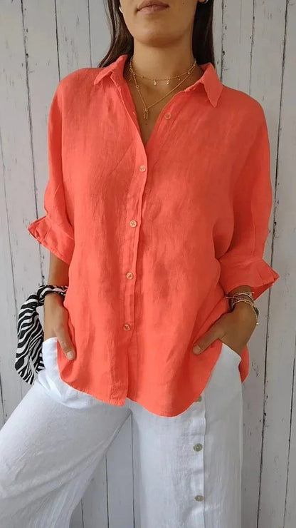 Bonnie – Camisa Button-Up Relaxed