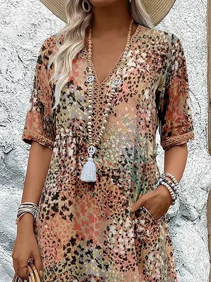 Camille | Vestido Midi Vibrante
