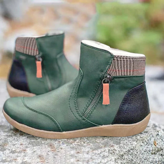 Botas de Soporte de Cuero para Todas las Estaciones