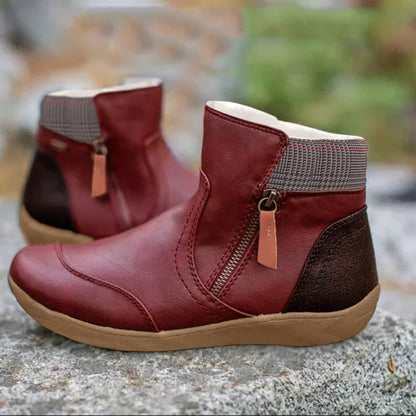 Botas de Soporte de Cuero para Todas las Temporadas