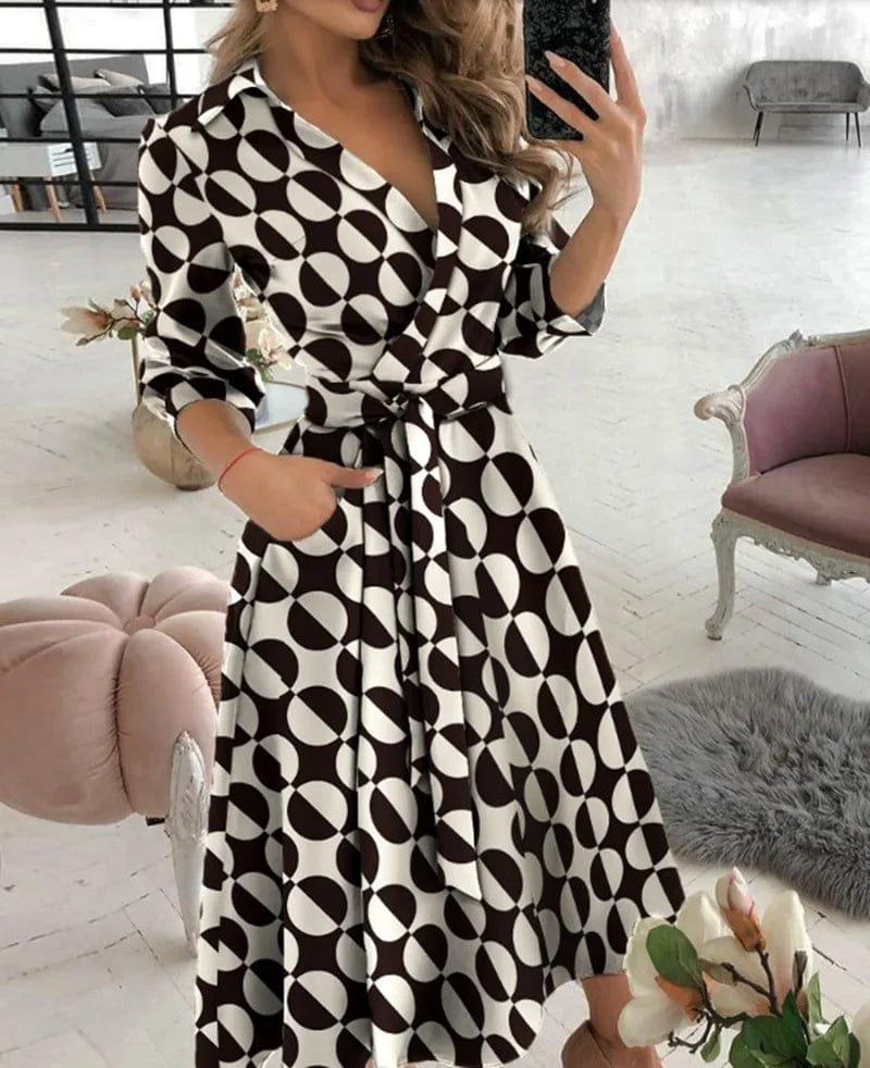 Ismara™ | Vestido Midi Sofisticado