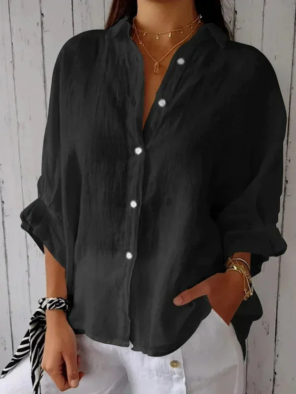 Bonnie – Camisa de Botones Relajada