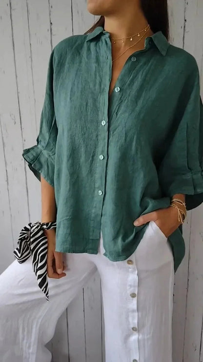 Bonnie – Camisa de Botones Relajada