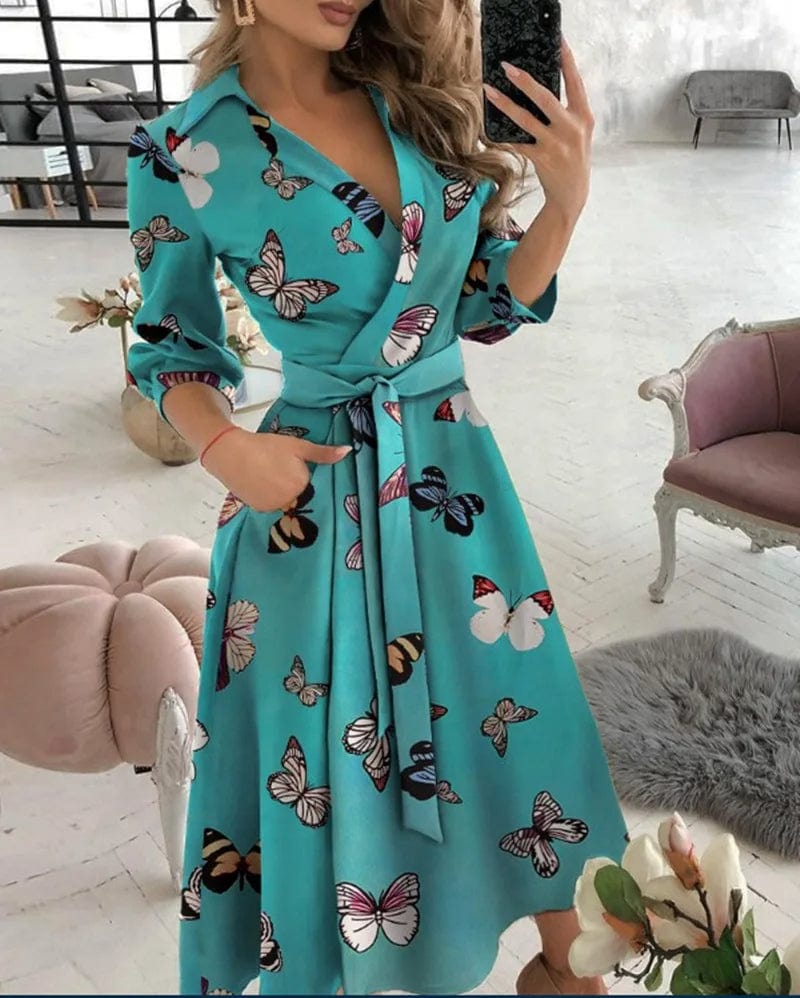 Ismara™ | Vestido Midi Sofisticado