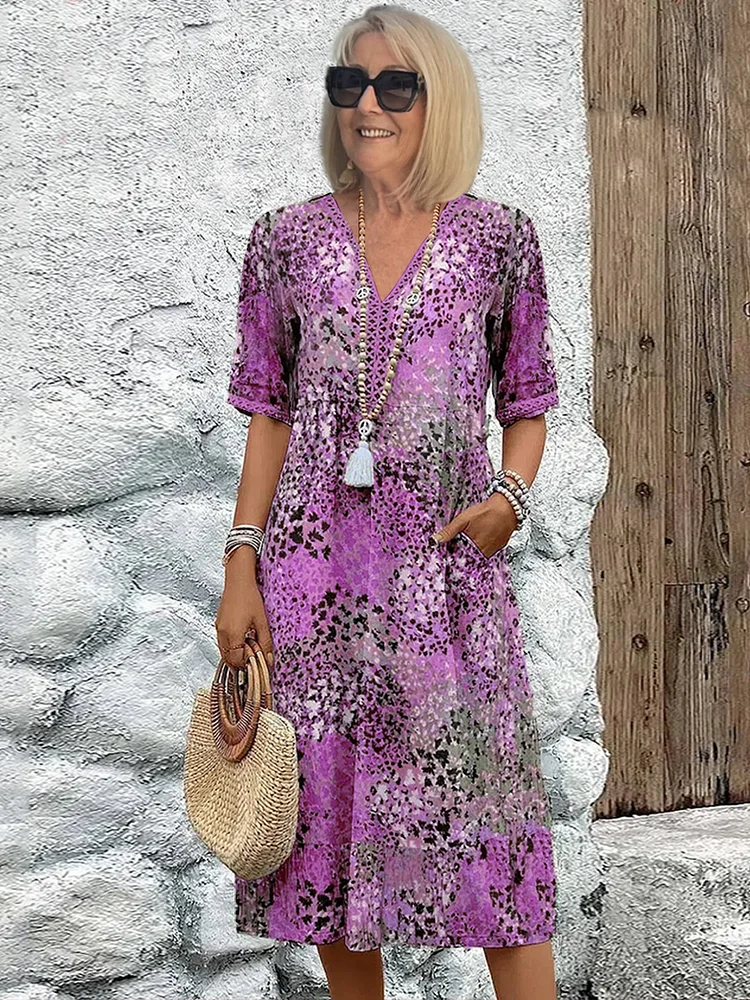 Camille | Vestido Midi Vibrante