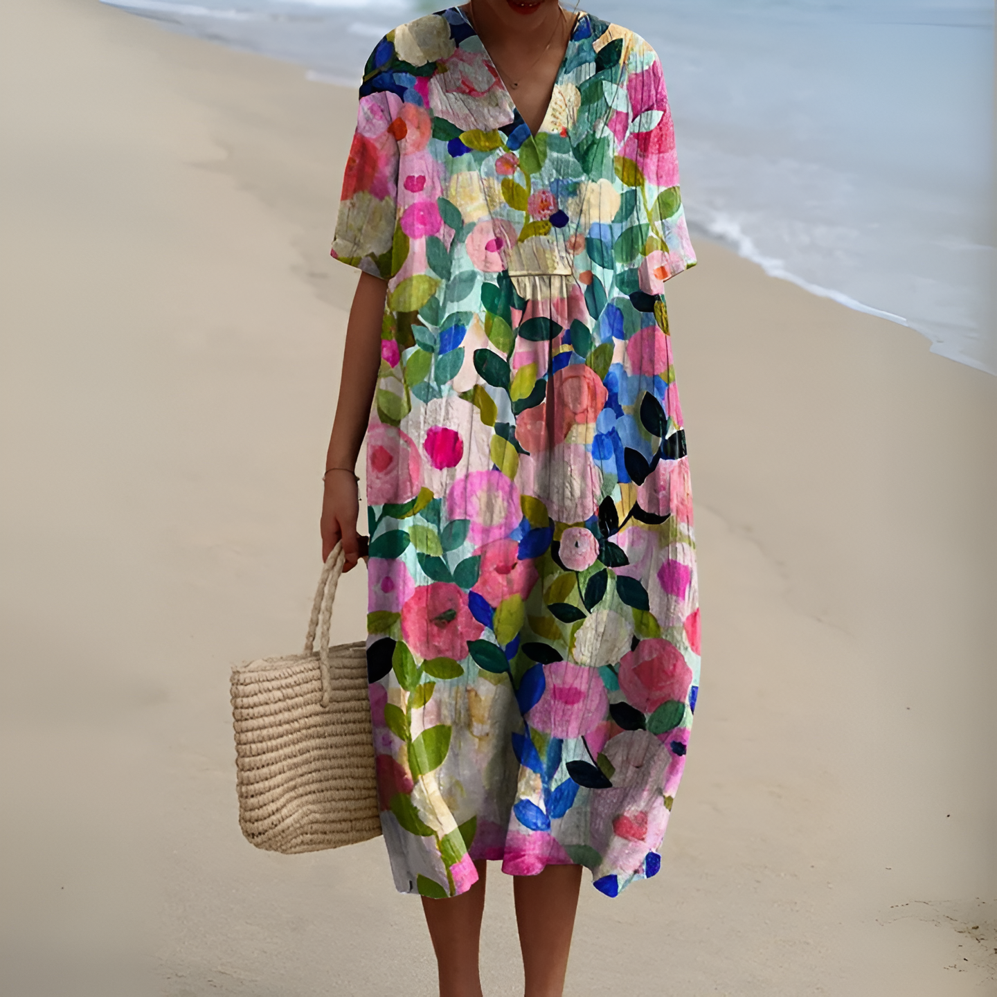 Elina™ | Vestido Impreso Brisa de Verano