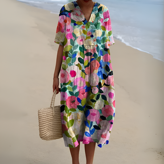 Elina™ | Vestido Impreso Brisa de Verano