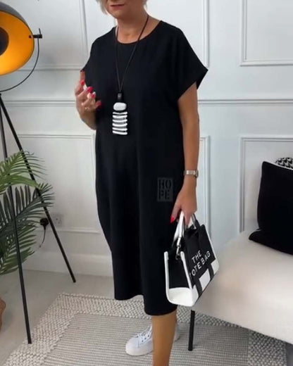 Zuzanna | Vestido de Verano Liviano con Cuello Redondo