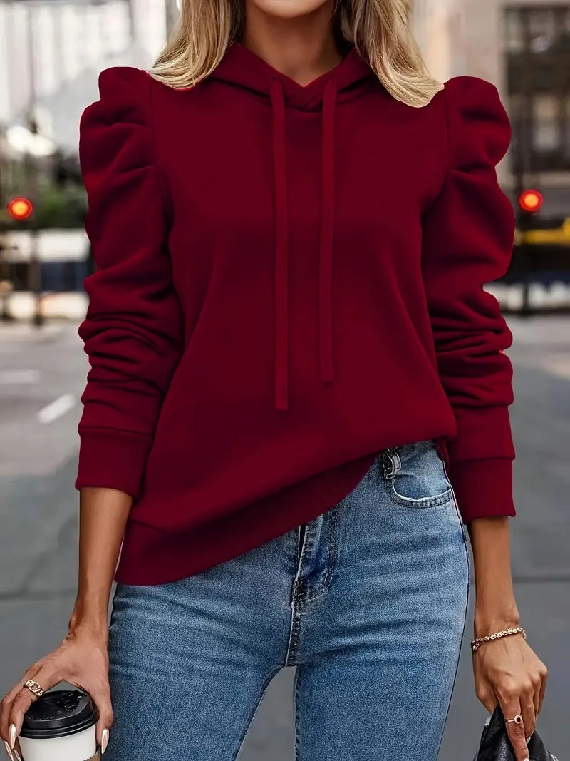 Nandita - Sudadera con Capucha de Manga Larga Transpirable