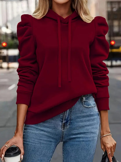 Nandita - Sudadera con Capucha de Manga Larga Transpirable