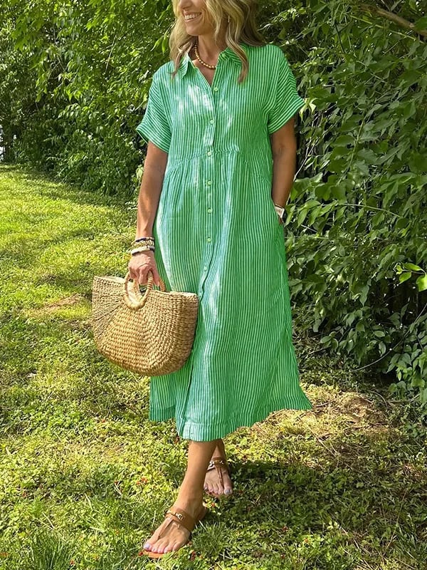 CELINE – VESTIDO CAMISERO RELAJADO