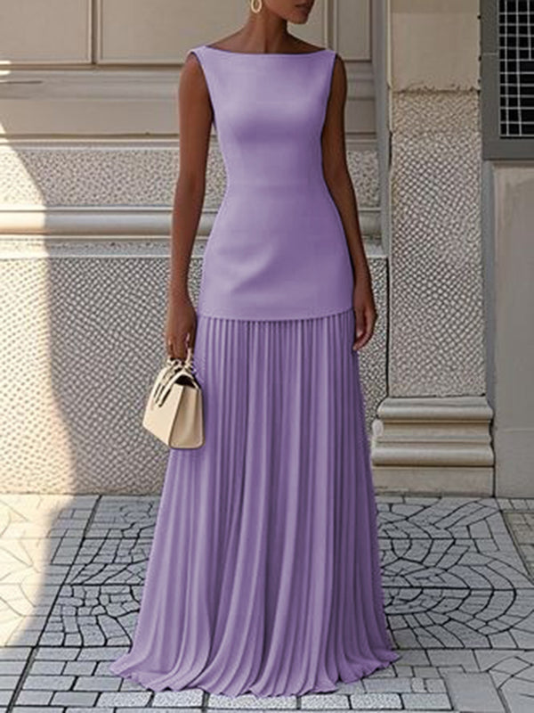 JULIET – VESTIDO MAXI SIN MANGAS DE ELEGANCIA INTEMporal