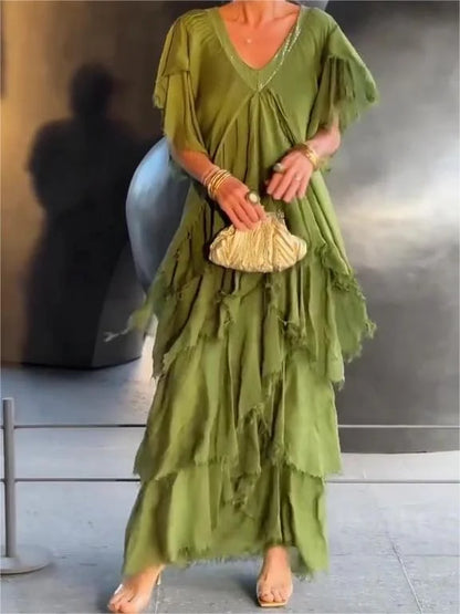 Vanessa | Vestido de Verano en Capas con Estilo
