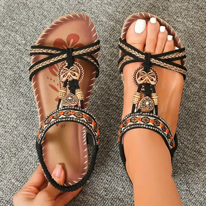 Fortunata - Sandalias Bohemias Elegantes