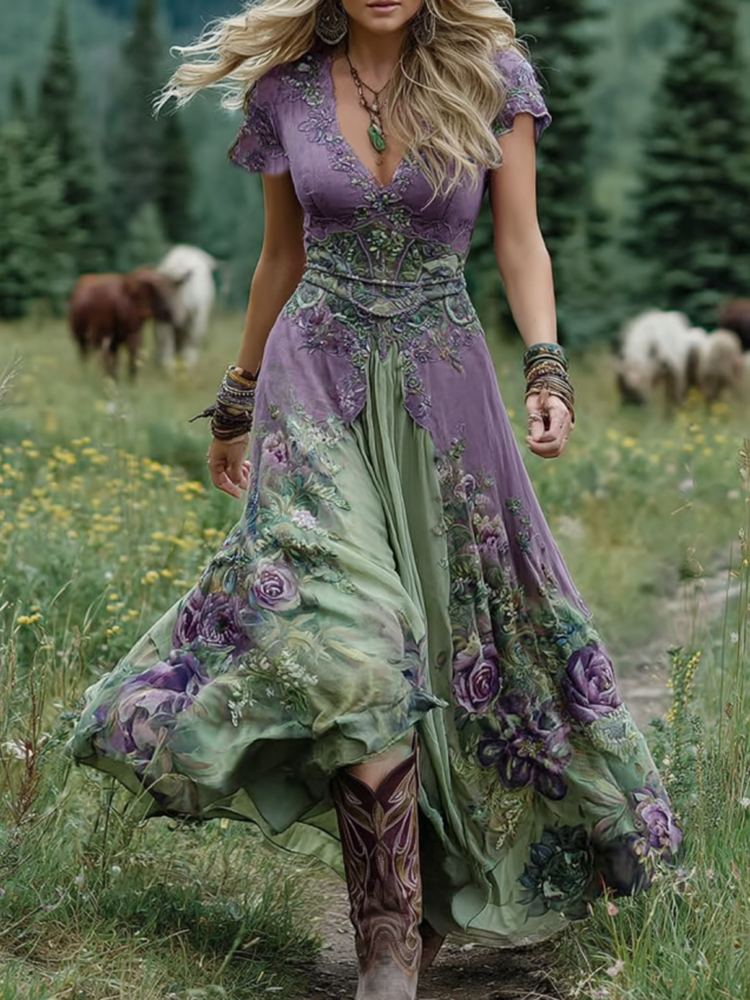 SERAPHINA – VESTIDO MAXI BOHEMIO ENCANTADO