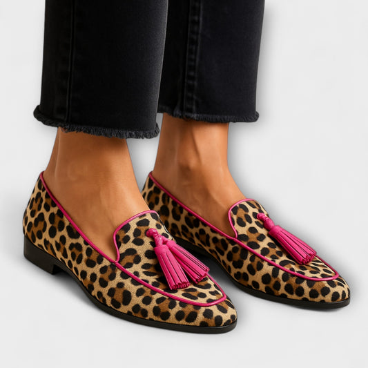 Lana - Pantuflas con borlas