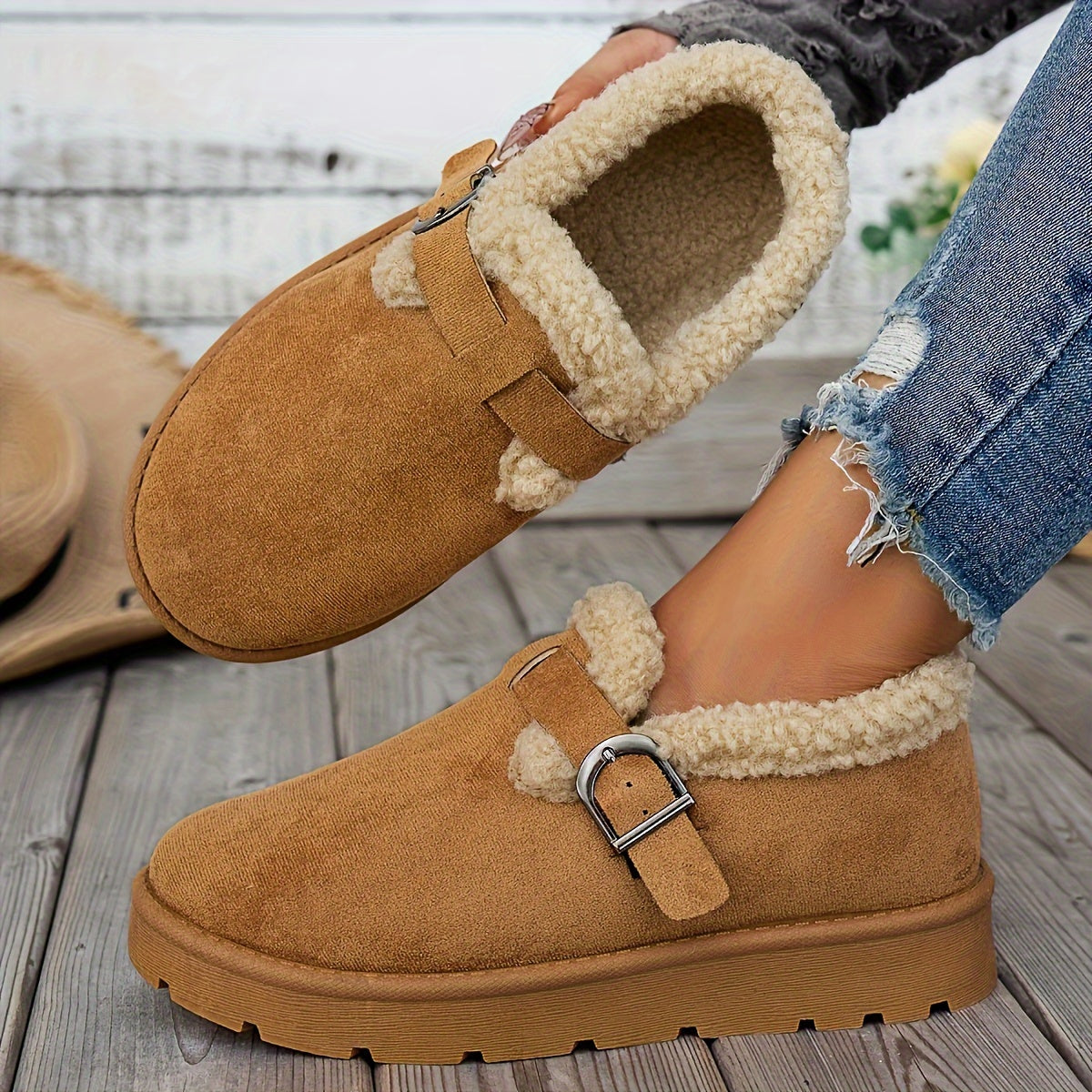 Benedetta - Botas de Terciopelo Plush