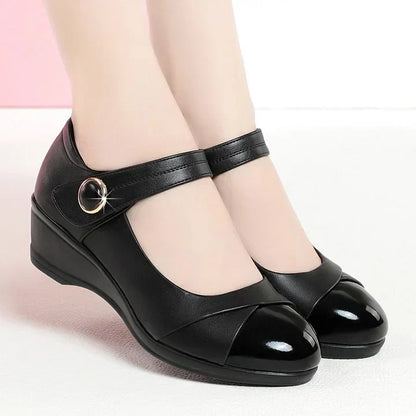 Serenella - Zapato de piel suave y elegante