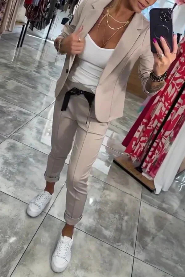 Ariane | Conjunto de Blazer y Pantalones Elegantes