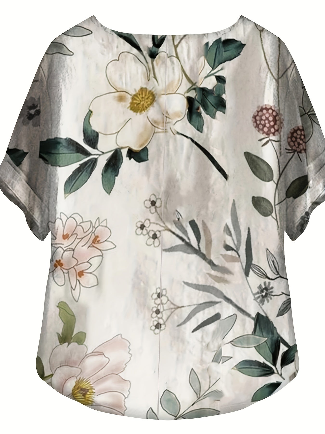 Sienna – Blusa con Detalle de Botones Florales