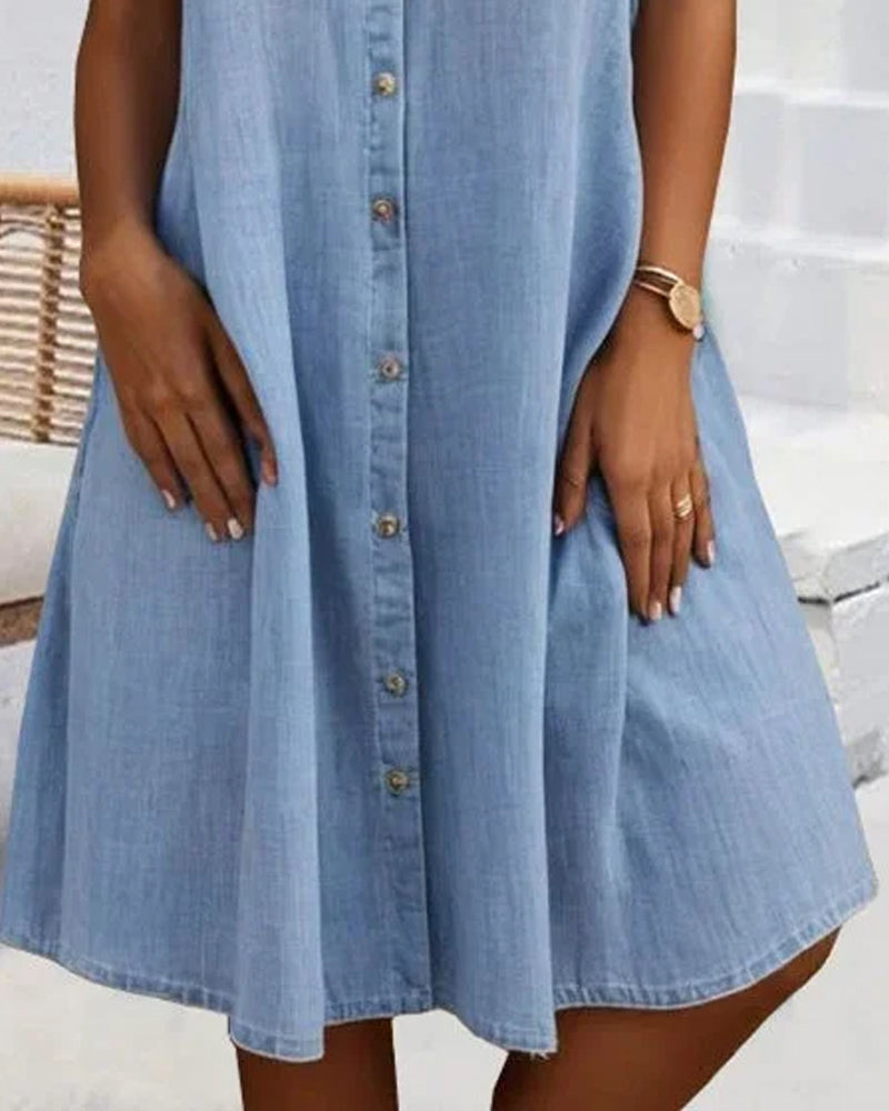 Jessica | Vestido Camisa Botonéado Relajado