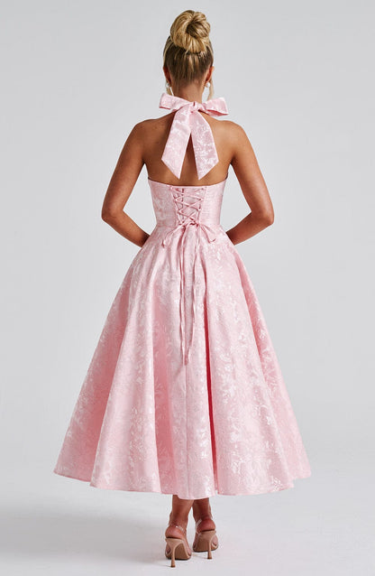 Eulalie - Vestido Sin Espalda Elegante con Escote en V